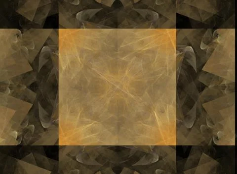 3D rendering abstract fractal Stock Illustration