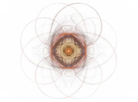 3D rendering abstract fractal Illustrazione stock