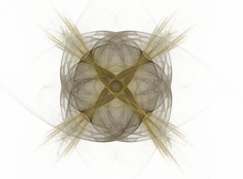 3D rendering abstract fractal Stock Illustration