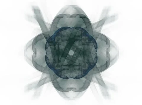 3D rendering abstract fractal Stock Illustration