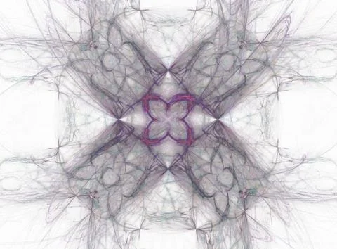 3D rendering abstract fractal Stock Illustration