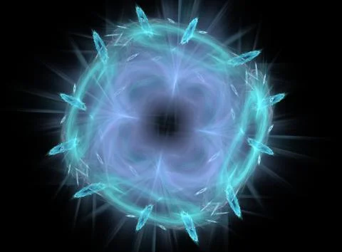 3D rendering abstract fractal Stock Illustration