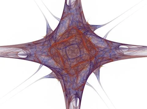 3D rendering abstract fractal Stock Illustration