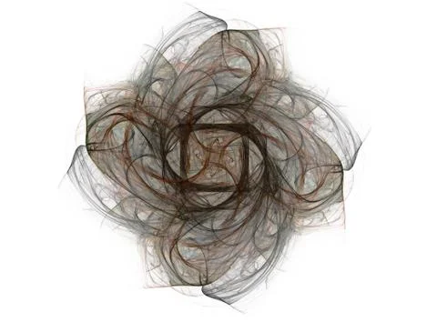 3D rendering abstract fractal Stock Illustration