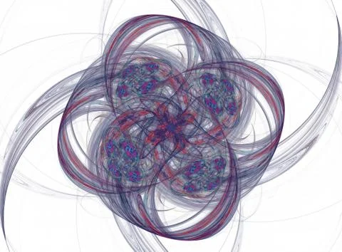3D rendering abstract fractal Stock-Illustration