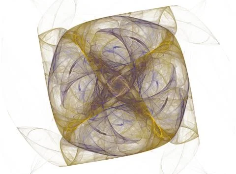 3D rendering abstract fractal Stock Illustration