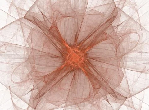 3D rendering abstract fractal Stock Illustration