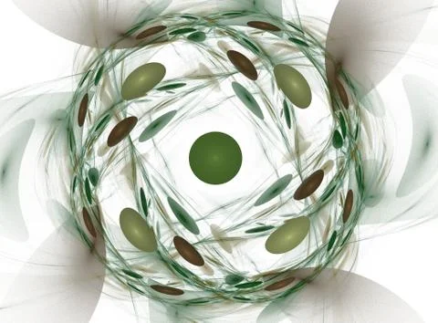 3D rendering abstract fractal Stock Illustration