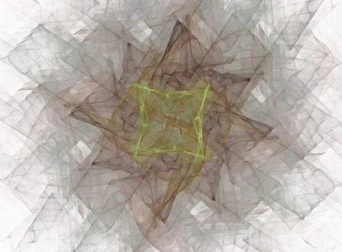 3D rendering abstract fractal Illustrazione stock