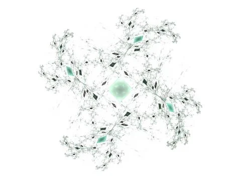 3D rendering abstract fractal Illustrazione stock