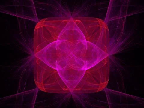 3D rendering abstract fractal Stock Illustration