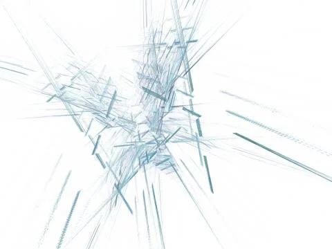 3D rendering abstract fractal Stockillustratie