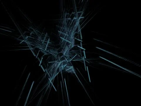 3D rendering abstract fractal Illustrazione stock