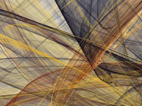 3D rendering abstract fractal Stock Illustration