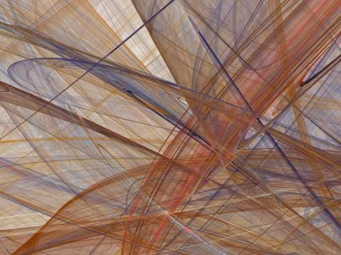 3D rendering abstract fractal Stock Illustration