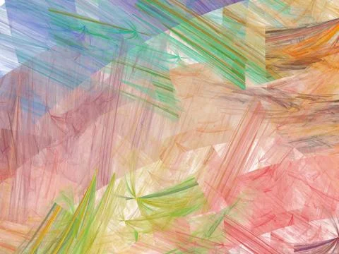 3D rendering abstract fractal Stock Illustration