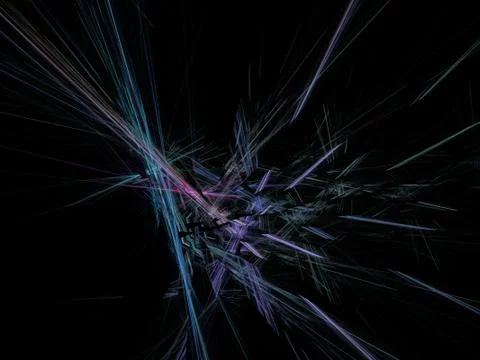 3D rendering abstract fractal Stock Illustration