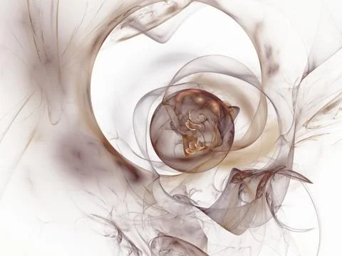 3D rendering abstract fractal Stock Illustration