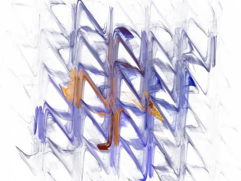 3D rendering abstract fractal Stock-Illustration