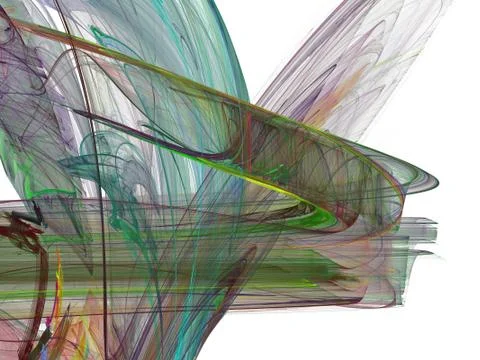 3D rendering abstract fractal Stock Illustration