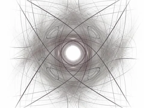 3D rendering abstract fractal Stock Illustration