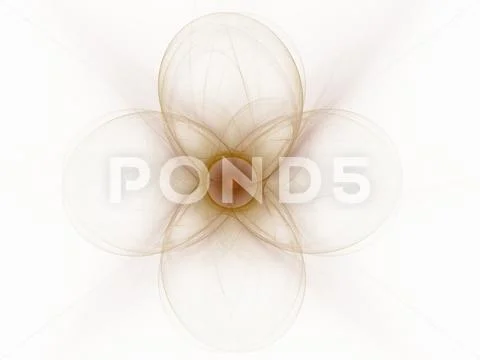 3D rendering abstract fractal Stock Illustration