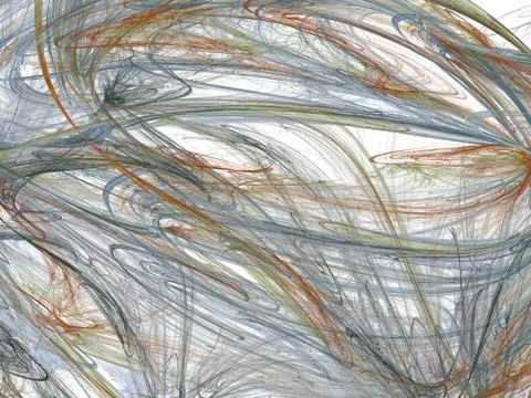 3D rendering abstract fractal Stock Illustration