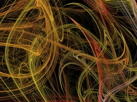 3D rendering abstract fractal Stock Illustration