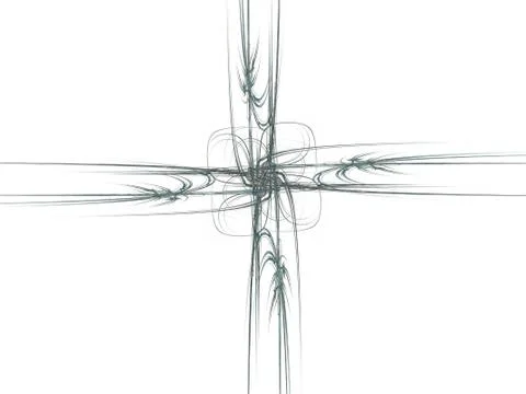 3D rendering abstract fractal Illustrazione stock