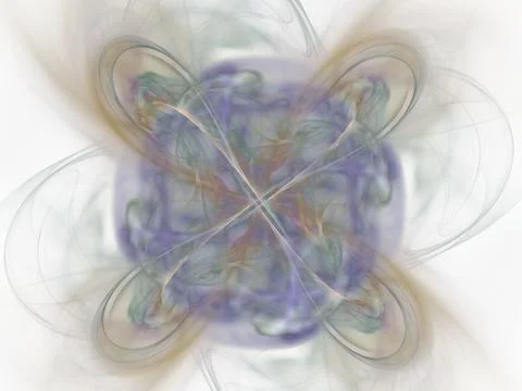 3D rendering abstract fractal Stock Illustration