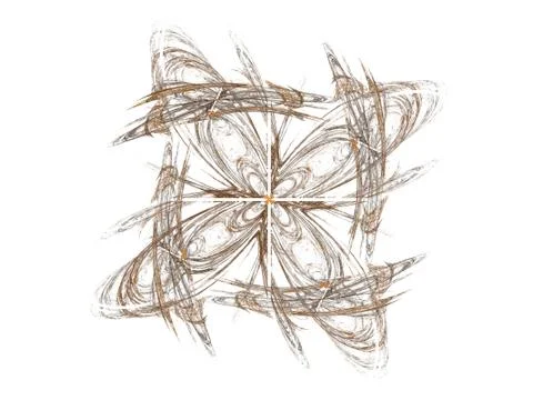 3D rendering abstract fractal Stock Illustration