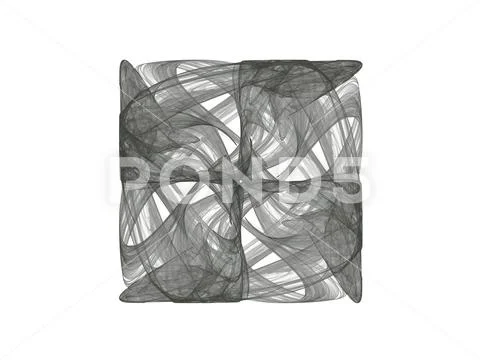 3D rendering abstract fractal Stock Illustration