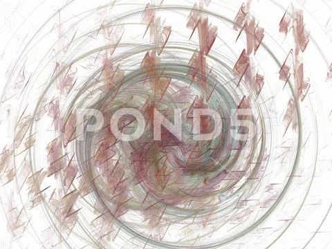 3D rendering abstract fractal Stock Illustration