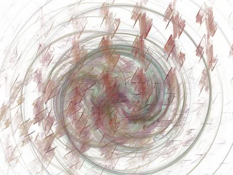 3D rendering abstract fractal Stock Illustration