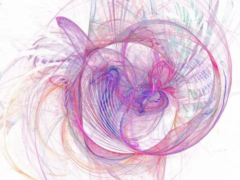 3D rendering abstract fractal Stock Illustration