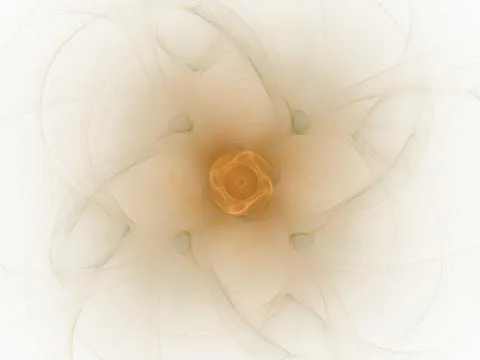 3D rendering abstract fractal Stockillustratie