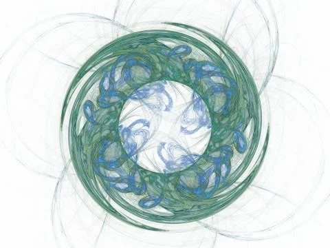 3D rendering abstract fractal Stock Illustration