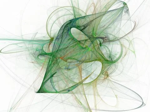 3D rendering abstract fractal Stock Illustration