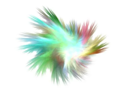 3D rendering abstract fractal Stock Illustration
