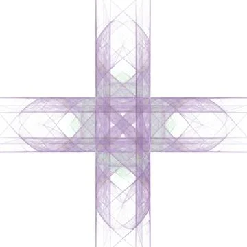 3D rendering abstract fractal Stock Illustration