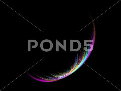 3D rendering abstract fractal Stock Illustration