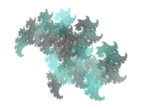 3D rendering abstract fractal Stock Illustration