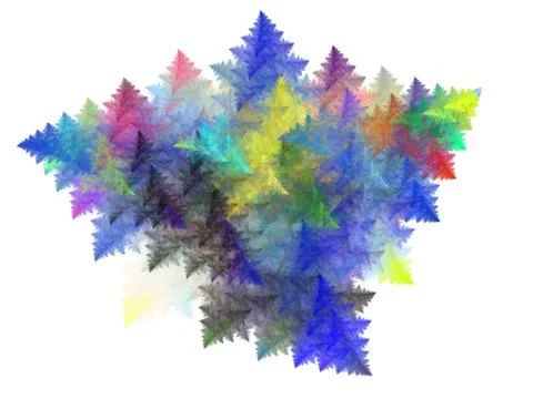 3D rendering abstract fractal Stock Illustration