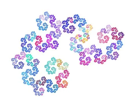 3D rendering abstract fractal Illustrazione stock