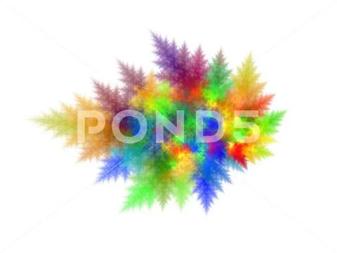 3D rendering abstract fractal Stock Illustration