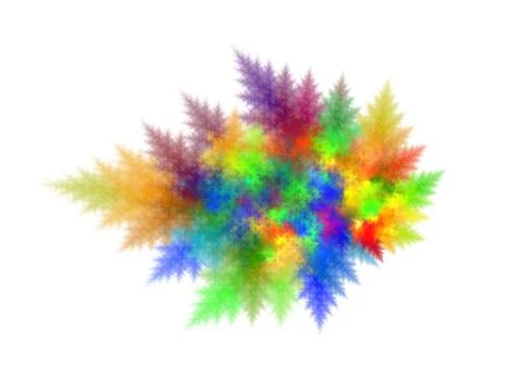 3D rendering abstract fractal Stock Illustration