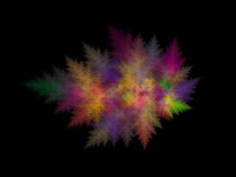 3D rendering abstract fractal Stock-Illustration