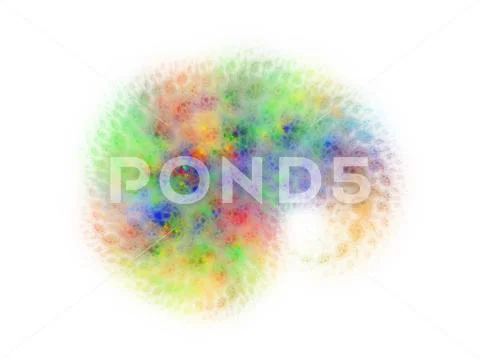 3D rendering abstract fractal Stock Illustration