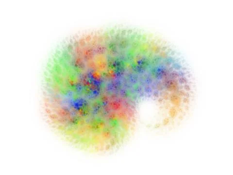 3D rendering abstract fractal Stock Illustration