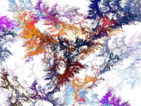 3D rendering abstract fractal Illustrazione stock